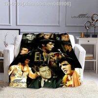 ☜●◐ xianhaochen048906 Elvis Presley impresso cobertor cobertores para camas Piquenique Flange Presente de aniversário macio e confortável