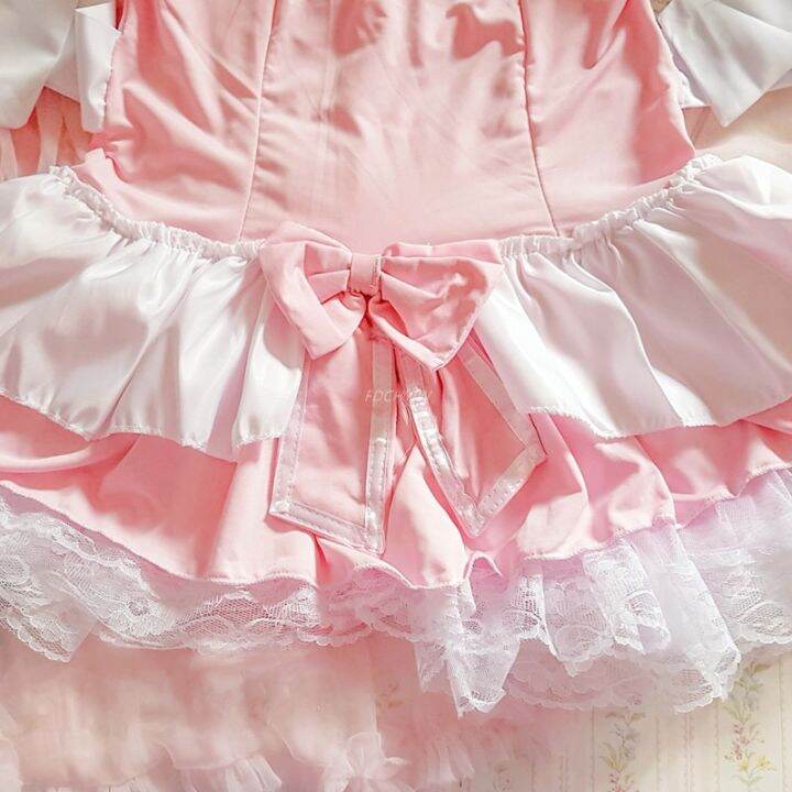 japanese-lolita-dress-women-maid-cosplay-kawaii-lingerie-apron-servant-costume-sexy-erotic-role-play-cute-maid-outfit-pink-2021