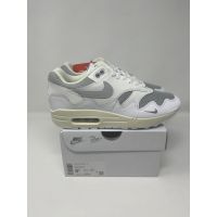 2023Nk Max 1 Patta Waves รองเท้าวิ่ง สีขาว (DQ0299-100)Mens and womens sports casual shoes