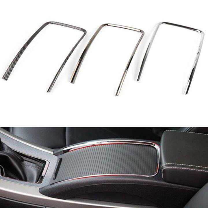 carbon-fiber-car-water-cup-holder-trim-ring-console-box-storage-box-electroplating-strip-replacement-for-buick-lacrosse-2009-2013