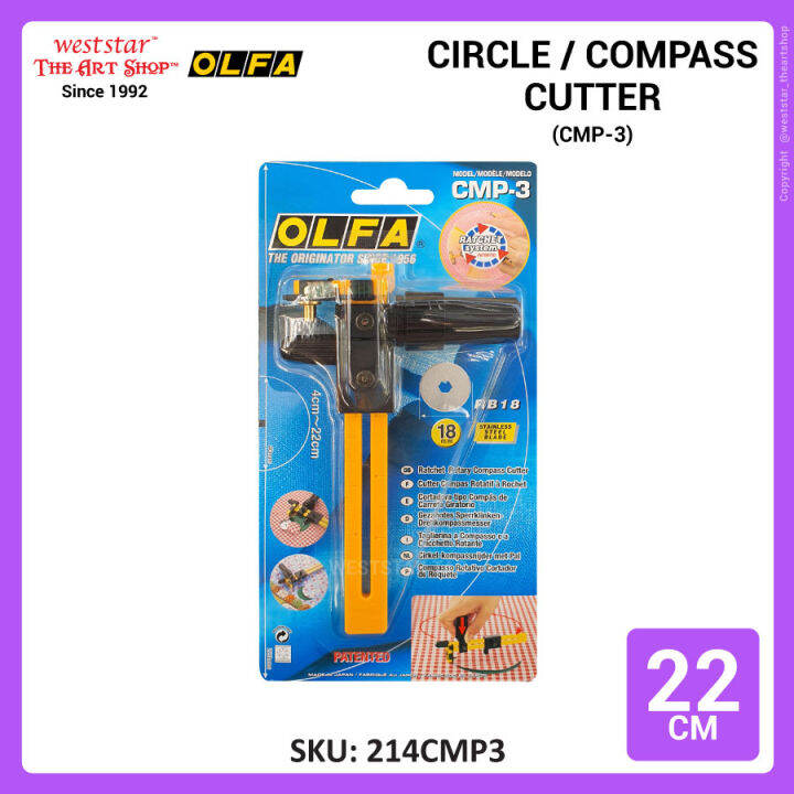 [Weststar TAS] OLFA Circle Cutter, Olfa Compass Cutter, OLFA Rotary
