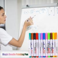 Magic Water Color Floating Pen Wholesale 12 Colors 8 Whiteboard Suspension Pen Pen Colors Floating L7Z2