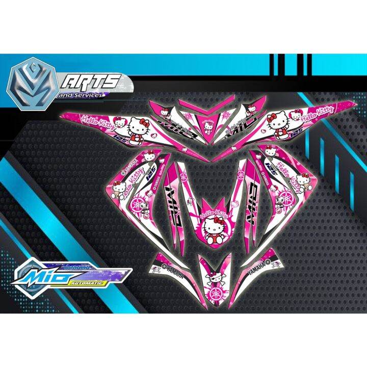 Mio i 125 Body set Decals Hello Kitty easy to use | Lazada PH