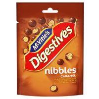 Mcvities Nibbles Caramel 120g/แมควิตี้ส์ นิบเบิลส์ คาราเมล 120g