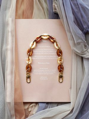 ♘✳☾ French style restoring ancient ways alar transforming chain middle package replacement straps daphne decorative chain treasure bag belt accessories