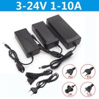 เครื่องชาร์จอะแดปเตอร์ DC 3V 5V 6V 8V 9V 10V 12V 24V ปลั๊กไฟสำรอง220V AC 1A 2A 3A 5A 6A 8A สากลสำหรับกล้องวงจรปิดไฟ LED