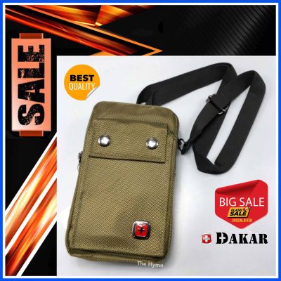 โปรโมชั่น กระเป๋าผ้าหยาบ DAKAR 099 ใบใหญ่ ร้อยเข็มขัด พร้อมสายสะพาย ซิปเคลือบ สุดเท่ ผลิตจากผ้า ไนลอน อย่างดี จัดส่งเร็ว