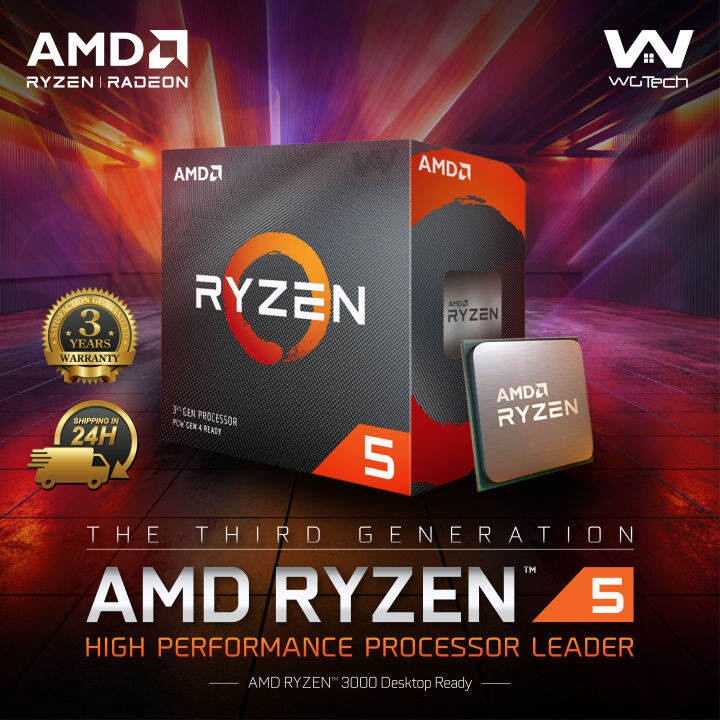 READY STOCK - AMD RYZEN 5 Zen 2 / 3rd Gen CPU [ 3500X - BOX ] | Lazada