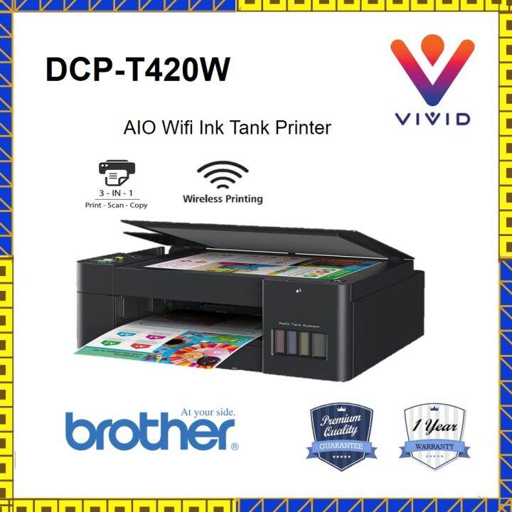 [READY STOCK] Brother DCPT420W 3in1 (Print, Scan, Copy