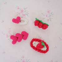 Crochet Heart &amp; Strawberry