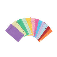 New12 Pcs Budget Envelopes Cardstock Cash Envelope System For Money Saving, Assorted Colors, Vertical Layout &amp; Holepunched