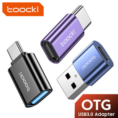 Toocki OTG USB 3.0 ถึงอะแดปเตอร์ Type C Micro ประเภท C ชายไปยัง USB 2.0 หญิง Converter สำหรับ macbook Xiaomi Samsung OTG Connector-kdddd