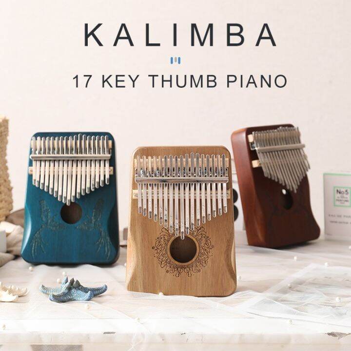 yf-17-keys-kalimba-thumb-wood-mahogany-musical-instruments-with-book-tuning