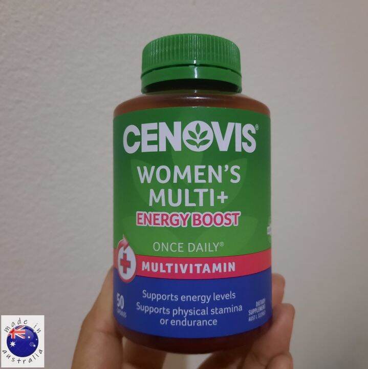 Cenovis Women's Multivitamin + Energy Boost 50 แคปซูล Lazada.co.th