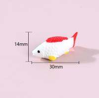 Kawaii miniatures Resin animals Fish duck seal fairy gardenmoss terrarium decorcraftsbonsai figurineDIY doll house supplies