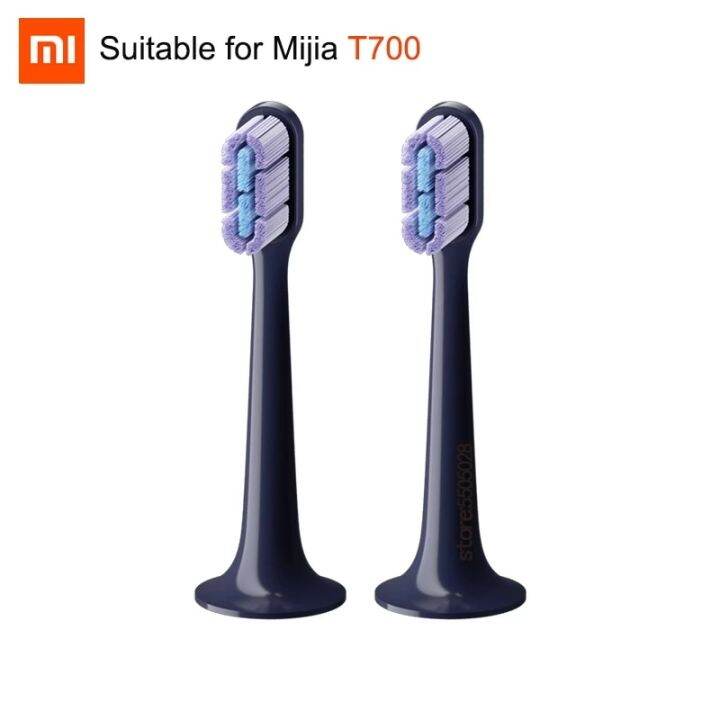 ต้นฉบับเหมาะสำหรับ-xiaomi-mijia-แปรงสีฟันไฟฟ้าพลังคลื่นเสียงหัว-t100-t200-t301-t300-t500เปลี่ยนหัวแปรงสีฟัน-t700-t500c