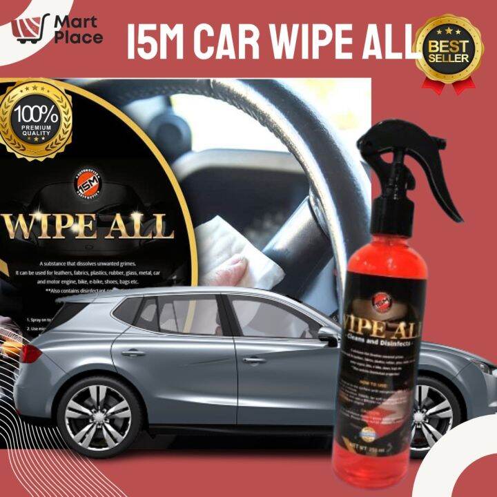 WIPE ALL 1pc Used For Leathers, Plastics, Rubber, Glass, Metal, Car and