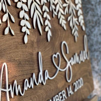 3D Letters Wedding Welcome Sign Wooden Welcome Wedding Sign Rustic Wedding Decor Elegant Unique Wedding Board No Stand