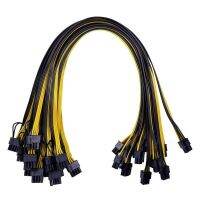 【CW】 6 Pcs Pin PCI e To 8 (6 2) (Male Male) GPU Power Cable 50cm For Graphic Cards Mining HP Server Breakout Board