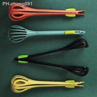 1pcs Multifunctional Egg Beater Nylon Food Tongs Manual Egg Whisk Pasta Spaghetti Spoon Kitchen Gadget Mixer Creative Salad Tool