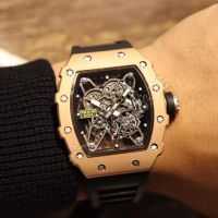 ❀❀ Richard War II watch male non-mechanical barrel type waterproof cool trendy student quartz female