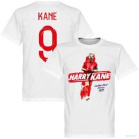 Ys2 เสื้อยืดคอกลม แขนสั้น ลาย World Cup England Jersey Fans Kane สีขาว พลัสไซซ์ SY2