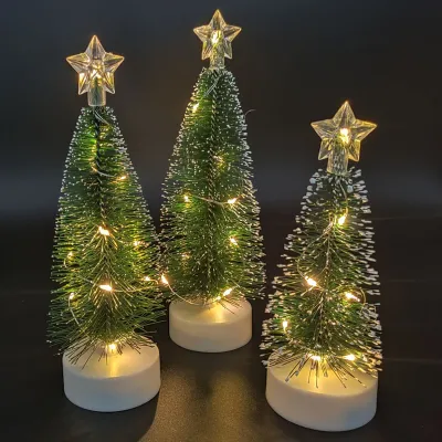 Christmas Decorations 2021 Xmas Tree Ornaments Led Light Table Decor New Year 2022 Christmas Decorations for Home Navidad Gift