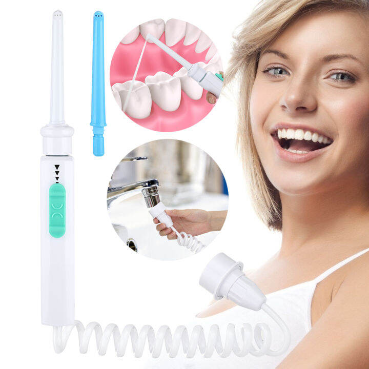 Dental Water Flosser Oral Irrigator Faucet Water Jet Toothpick Teeth
