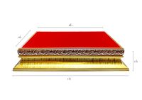 ฐานรองพระ ฐานรองพระลายไทย ขนาดยาว 8 นิ้ว ลึก 5 นิ้ว สูง 2 นิ้ว ฐานพระลายไทย ราคาส่ง