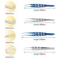 Four Types Ophthalmic Foeceps Mcpherson Lens Forceps Lens Implantation Forceps Stainless Titanium Ophthalmic Instrument