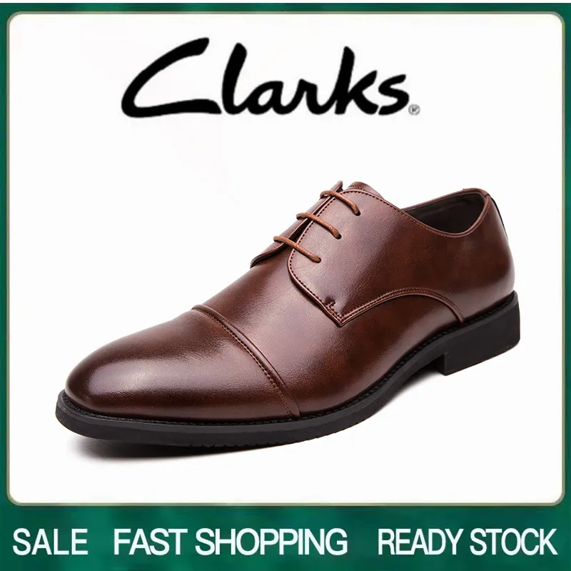 clark s shoes for clark s formal shoes for men Korean leather shoes office shoes leather shoes for men big size 45 46 47 | Lazada Singapore