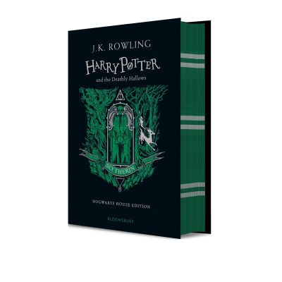 Slytherin college Harry Potter and the Deathly Hallows 20th anniversary hardcover JK Rowling original film novel