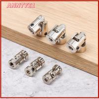 ANNTYE1 ของใหม่ อุปกรณ์โมเดลเรือ โลหะ2mm/2.3mm/3mm/3.175mm/4mm/5mm/6mm/8mm รถโมเดล DIY ชิ้นส่วนเรือบังคับวิทยุ ขั้วต่อมอเตอร์ เพลาข้อต่อ gimbal รถ Cardan ร่วม