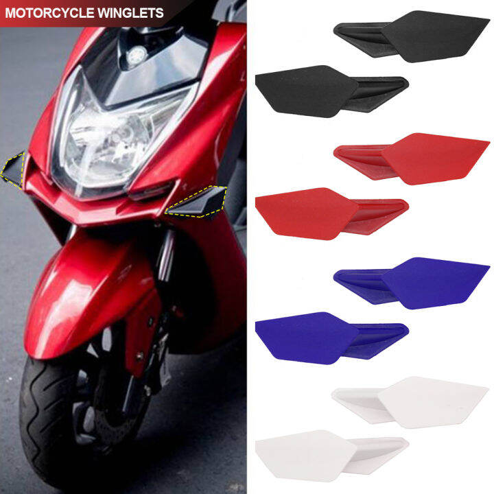 BMW S1000RR Motorcycle Winglets & Fairing Kit - Aerodynamic Wind Spoilers For 2015-2018 Models (Gloss Black)