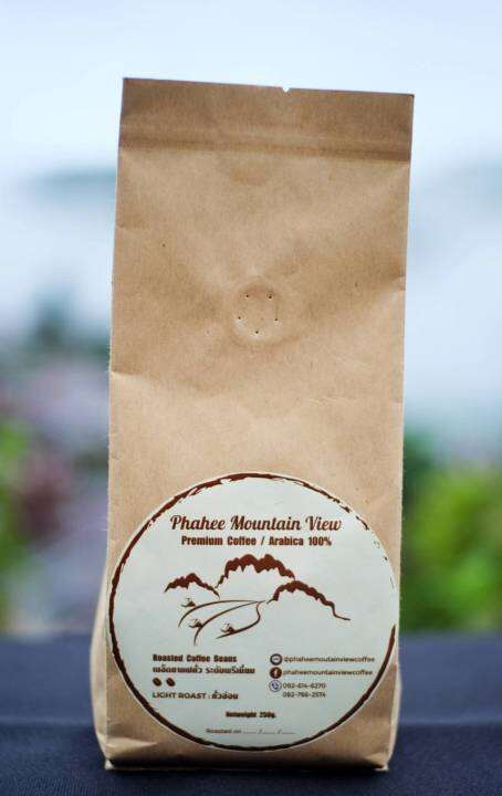 เมล็ดกาแฟพรีเมี่ยม-คั่วอ่อน-phahee-mountain-view-coffee-light-roast-กาแฟผาฮี้-พันธุ์อาราบิก้า-100-single-origin-คั่วสดๆ-ตามออเดอร์เท่านั้น