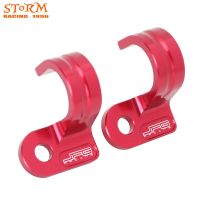 ▣ CNC Motorcycle Red Brake Hose Snap For Honda XR250R XR250L XR600R CR80R XR650L XR400R CR85R VTR1000F XR 250R 250L 600R L CR VTR