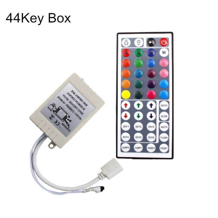 yingke-dc12v-ควบคุมไฟ-led-ขนาดเล็ก-rgb-พร้อม24key-ir-44key-รีโมทคอนโทรลสำหรับโมดูลไฟ-led-แถบไฟ-led-rgb