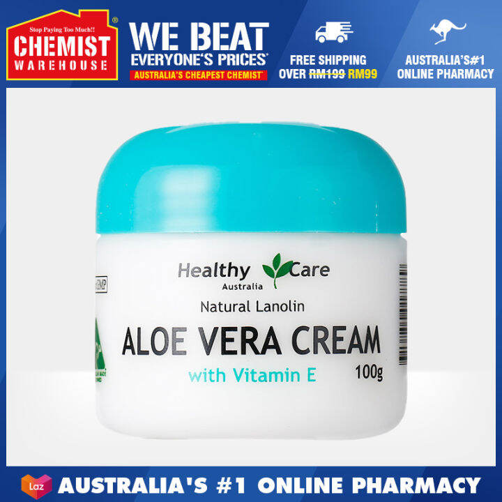 Healthy Care Aloe Vera Moisturizing Cream 100g Help Protect The Skin From Premature Aging