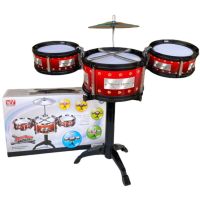 Drum set children ของเล่นกลองชุดเด็ก ถอดประกอบได้ กลองชุดไซส์กลาง 3 ใบ