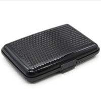 【CC】♀  Business ID Credit Cards Aluminum Metal Wallet Anti-magnetic Bank Card Office Accessories