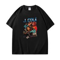 Rapper J Cole Crooked Smile Graphics T-shirt Harajuku Hip Hop Casual Short Sleeve Oversized 100%Cotton T Shirt Unisex Streetwear