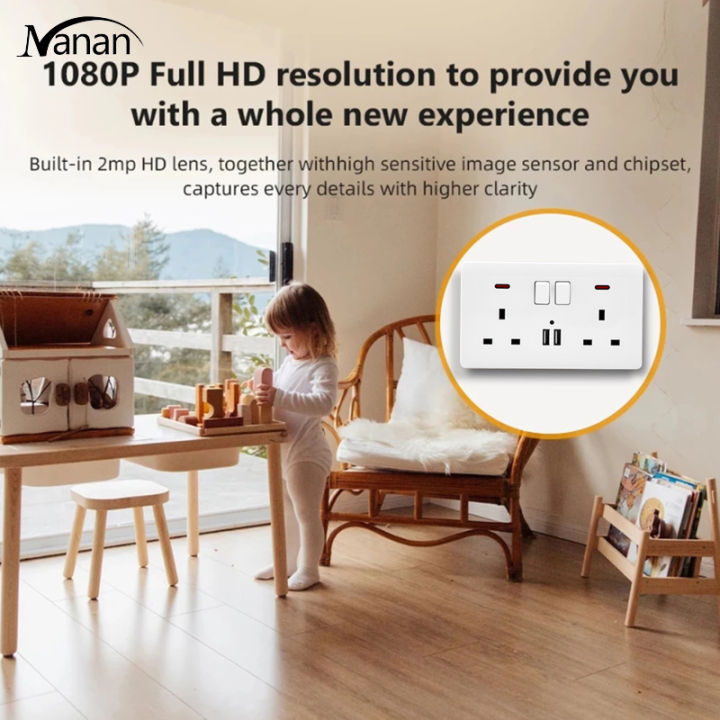 1080p-hd-mini-กล้อง-wifi-wall-socket-กล้องวิดีโอ-dual-usb-charger-port-wall-outlet-home-security-nanny-cam