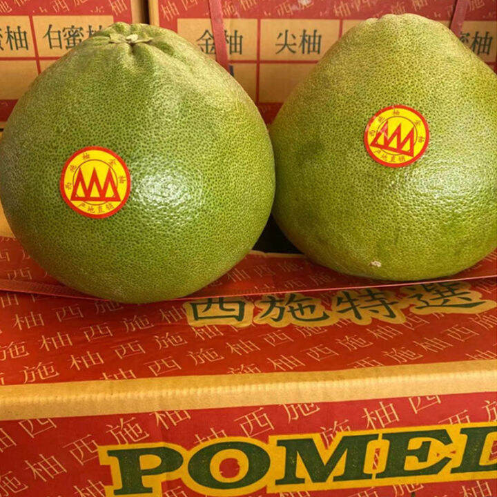Spot authentic Thai golden pomelo 2 big fruits imported Thai pomelo