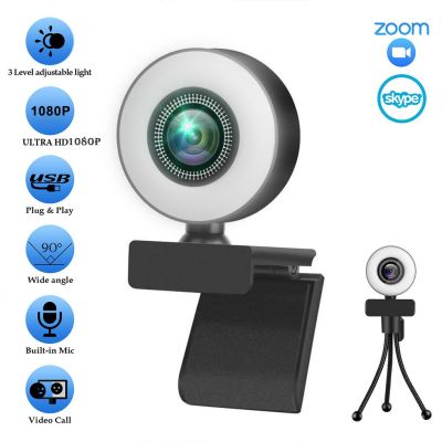 ZZOOI Full HD 4K Webcam 2K Web Camera Auto Focus with Microphone For PC Laptop 1080P Web Cam for Online Study Conference Youtube