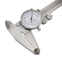 Dial Calipers 0-200mm สำหรับ 0.02mm Vernier Caliper Gauge กันกระแทก เครื่องมือวัด Caliper ความแม่นยำสูงพร้อมโต๊ะ