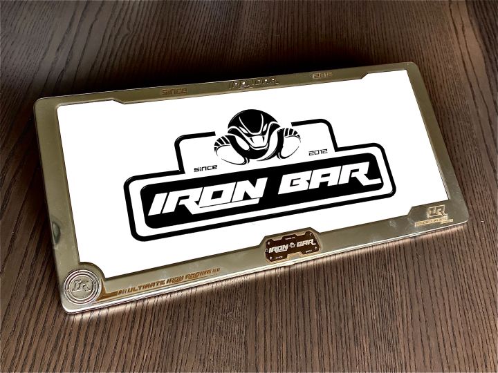 ironbar-รุ่น-4d-กรอบป้ายทะเบียน-ironbar-1-ชุด-หน้า-หลัง