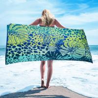 【DT】hot！ Microfiber Thin Beach Oversized 28x60 Extra Large Dry for Pool Camping