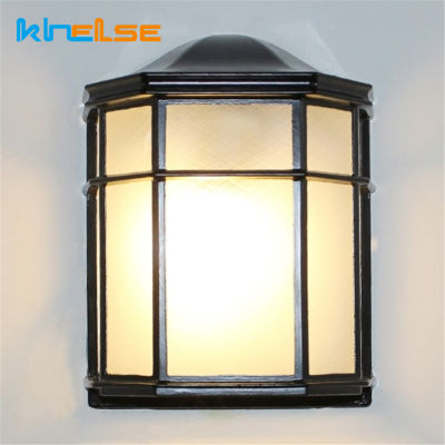 Outdoor Vintage LED Wall Lamp Waterproof 15W Retro Garden Porch Sconces Balcony Foyer Home Decor Exterior Wall Lights Luminaire