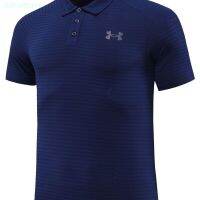 Under Armour Quick-Drying UA Men Coat Short Sleeve Polo Unlined Upper Garment 2023 During The Spring And Autumn Air Sports Leisure Quick-Drying Lapel T-Shirts