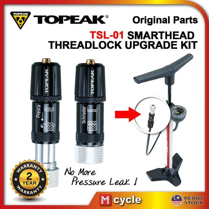 TOPEAK SmartHead ThreadLock Upgrade Kit for Bicycle Pump Hose Valve